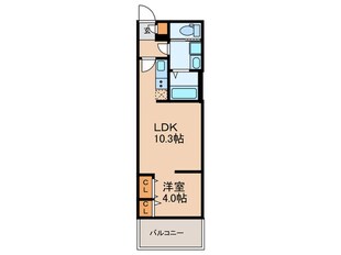 quador大濠の物件間取画像